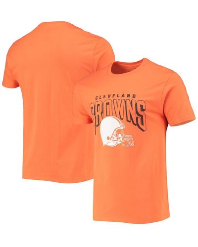 Junk Food Cleveland Browns Bold Logo T-shirt - Orange