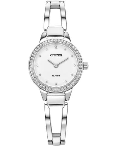 Citizen Stainless Steel Bracelet Watch 24mm - White
