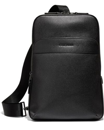 Cole Haan Triboro Small Leather Sling Bag - Black