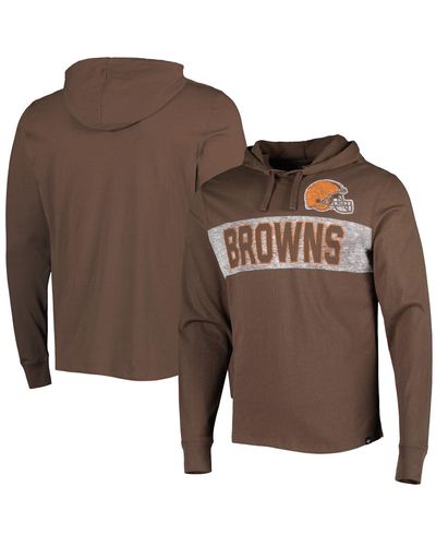 '47 Cleveland S Field Franklin Pullover Hoodie - Brown