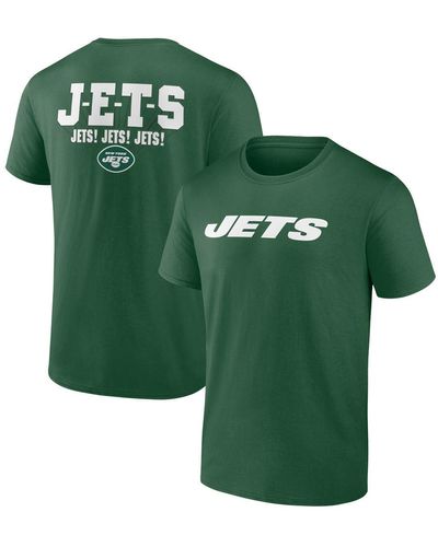 Profile New York Jets Big And Tall Two-sided T-shirt - Green