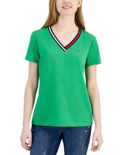 Tommy Hilfiger V-neck T-shirt - Green