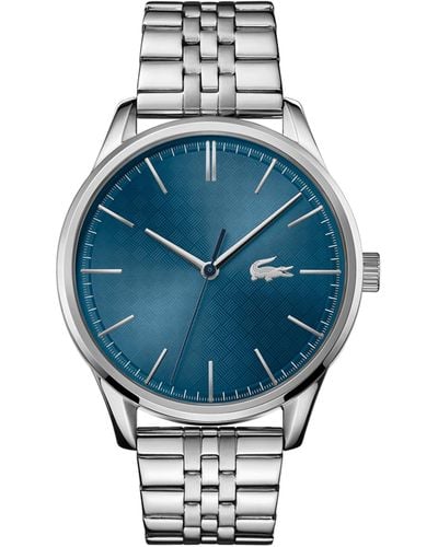 Lacoste Vienna Quartz Watch With Stainless Steel Strap - Blue