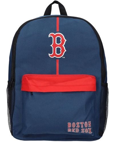 FOCO Boston Red Sox 2021 Team Stripe Backpack - Blue