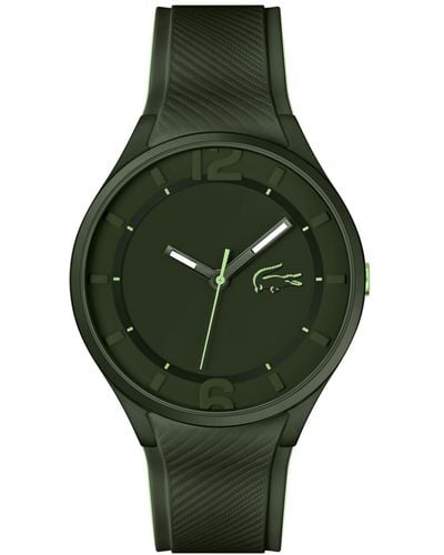 Lacoste Ollie Silicone Strap Watch 44mm - Green
