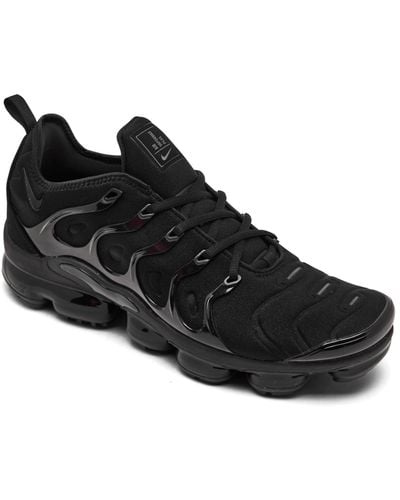 Nike Air Vapormax Plus Running Sneakers From Finish Line - Black