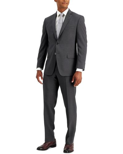 Marc New York By Andrew Marc Modern-fit Suit - Black