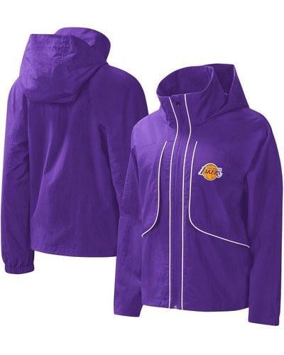 G-III 4Her by Carl Banks Los Angeles Lakers Last Shot Full-zip Jacket - Purple