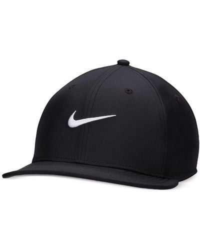 Nike Pro Logo Embroidered Snapback Cap - Blue