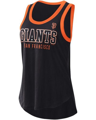 G-III 4Her by Carl Banks San Francisco Giants Clubhouse Tank Top - Black