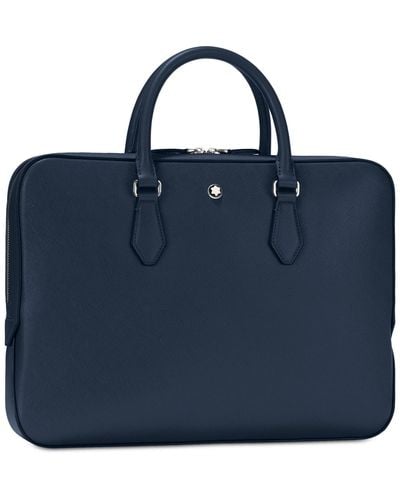 Montblanc Sartorial Thin Leather Document Case - Blue