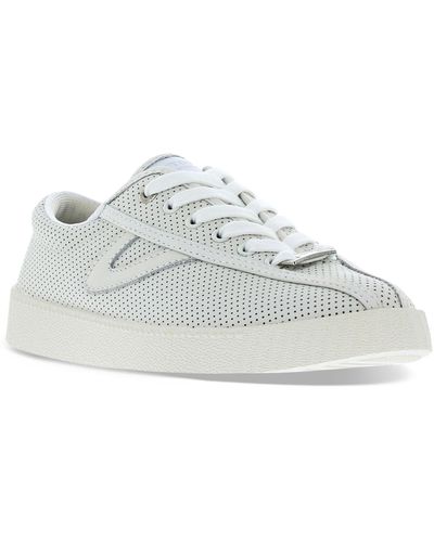 Tretorn Nylite Perforated Leather Casual Sneakers From Finish Line - White
