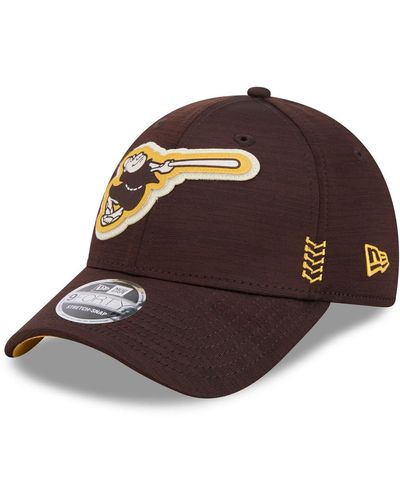 KTZ San Diego Padres 2024 Clubhouse 9forty Adjustable Hat - Brown