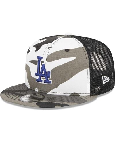 KTZ Los Angeles Dodgers Urban Trucker 9fifty Snapback Hat - Metallic