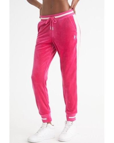 Juicy Couture Color Block jogger With Contrast Rib - Black