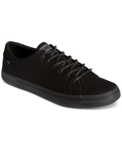 Sperry Top-Sider Striper Ii Cvo Sw Twill Lace-up Sneakers - Black