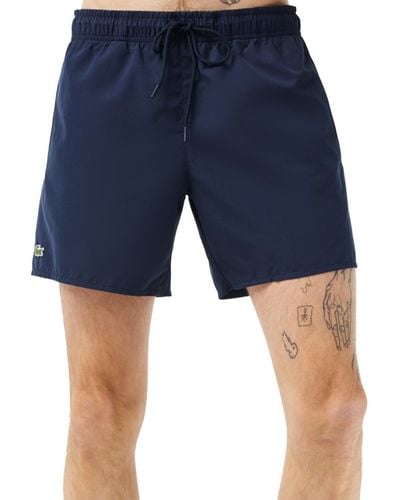 Lacoste Light Quick-dry Swim Shorts - Blue