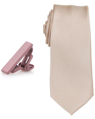 Con.struct Solid Tie & 1" Tie Bar Set - Multicolor