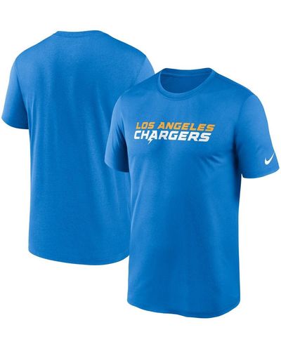 Nike Los Angeles Chargers Legend Wordmark Performance T-shirt - Blue