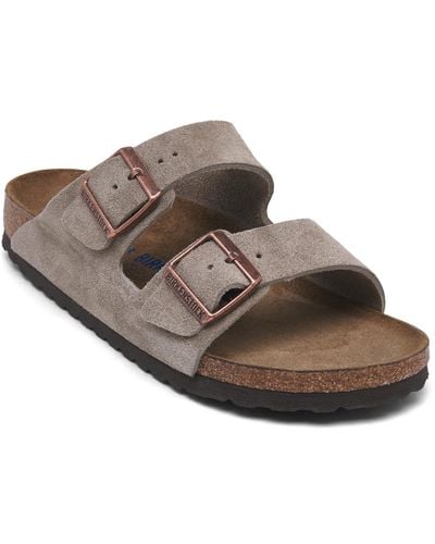 Birkenstock Arizona Birko-flor Soft Footbed Sandals From Finish Line - Brown