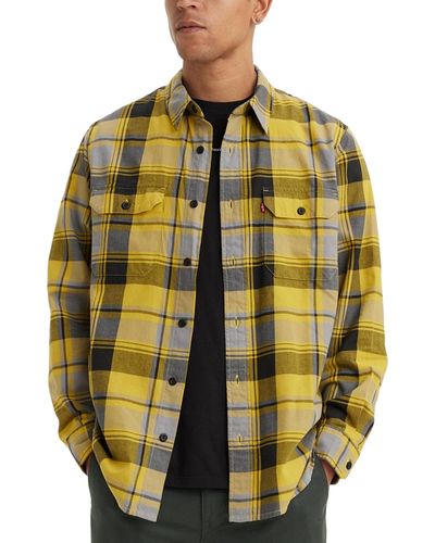 Levi's Worker Relaxed-fit Button-down Shirt - Yellow