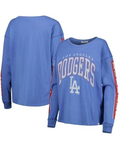 '47 Los Angeles Dodgers Statement Long Sleeve T-shirt - Blue