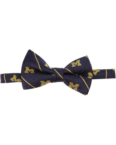 Eagles Wings Blue Michigan Wolverines Oxford Bow Tie