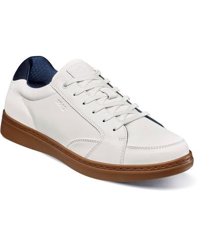 Nunn Bush Aspire Lace-up T-toe Oxford Shoes - White