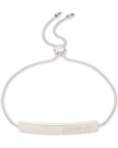 Ralph Lauren Lauren Crest Logo Bolo Bracelet - White