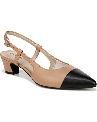 LifeStride Maven 2 Slingback Pumps - Metallic