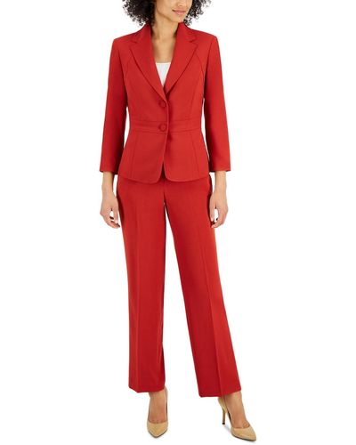 Le Suit Crepe Two-button Blazer & Pants - Red