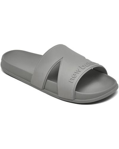 New Balance 200 Slide Sandals From Finish Line - Gray