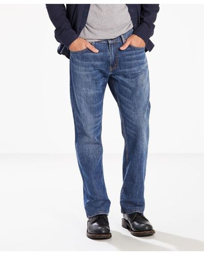 Levi's Big & Tall 559 Flex Relaxed Straight Fit Jeans - Blue