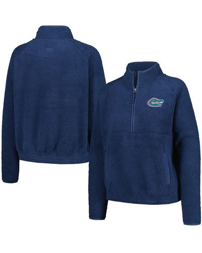 Boxercraft Florida Gators Everest Half-zip Sweatshirt - Blue