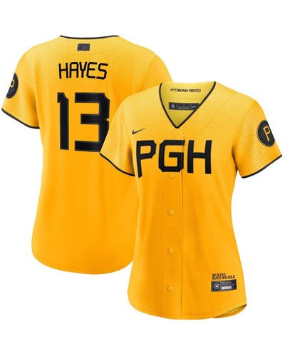 Nike Roberto Clemente Pittsburgh Pirates 2023 City Connect Replica Player Jersey - Yellow