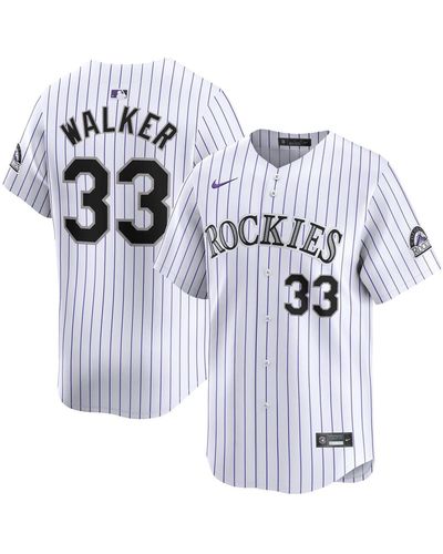 Nike Larry Walker White Colorado Rockies Home Limited Player Jersey