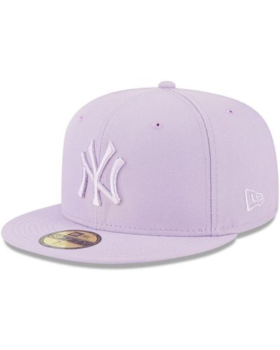 KTZ New York Yankees 2023 Spring Color Basic 59fifty Fitted Hat - Purple