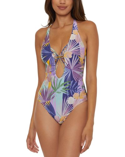 Becca Under The Sea Metalic One-piece Swimsuit - Natural