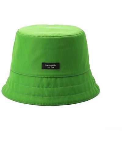 Kate Spade Packable Sam Nylon Bucket Hat - Green