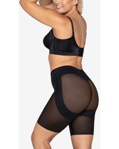 Leonisa Firm Compression Butt Lifter Shaper Shorts - Black