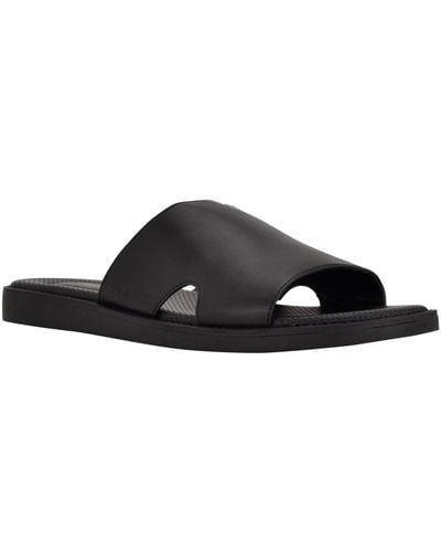 Calvin Klein Ethan Slip-on Slide Sandals - Black