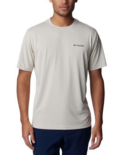 Columbia Hike Moisture-wicking Crew Neck T-shirt - Gray