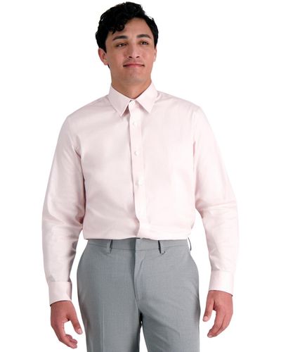 Haggar Premium Comfort Slim Fit Dress Shirt - White