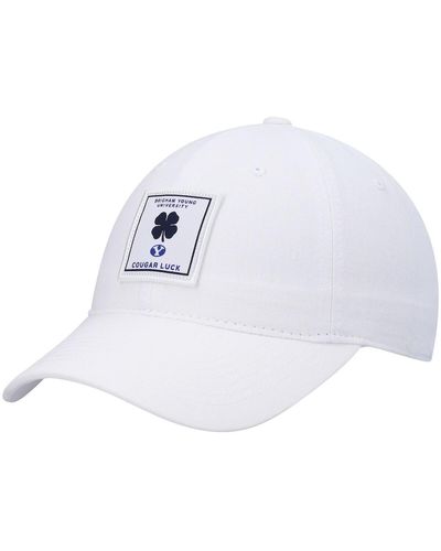 Black Clover Byu Cougars Dream Adjustable Hat - White