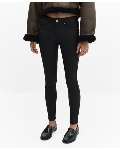 Mango Skinny Push-up Jeans - Black