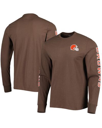 '47 Cleveland S Franklin Long Sleeve T-shirt - Brown
