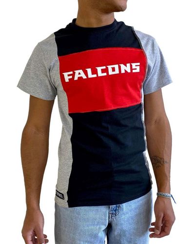 Refried Apparel Heathered Atlanta Falcons Split T-shirt