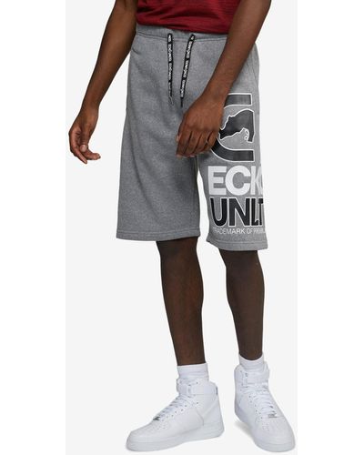 Ecko' Unltd Flex It Fleece Shorts - Gray