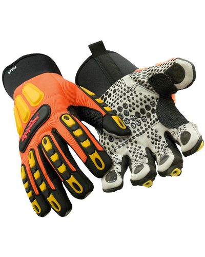 Refrigiwear Insulated Hivis Impact Protection Gloves - Orange