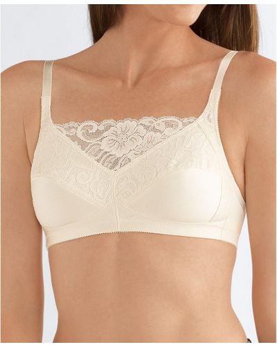 Amoena Isabel Wire-free Camisole Soft Post-surgery Bra - Natural